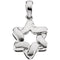 Sterling Silver Star of David Pendant (23x17.5 MM)