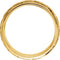 14k Yellow Gold Ice-Finish Grooved 6mm Comfort-Fit Band