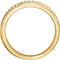 Diamond Open-Cut Layered Band, 14k Yellow Gold (.25 Ctw, GH Color, I1 Clarity) Size 7.75
