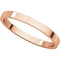 Slim-Profile 1mm Flat Stacking Band, 14k Rose Gold, Size 8