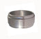 Two Step Profile 10mm Comfort Fit Brushed and Polished on Layered Titanium Band