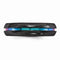 Radiance Collection Black and Rainbow Andodized Titanium Grooved 6mm Band