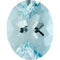 Aquamarine and Diamond Bypass Ring, Rhodium-Plated 14k White Gold (.125 Ctw, G-H Color, I1 Clarity)