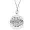 Loss of a Spouse 14k White Gold Pendant Necklace, 18" (20X20 MM)