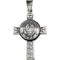 The Men's Jewelry Store U.S. Army Halo Cross Sterling Silver Pendant Necklace, 24"