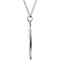 Sterling Silver Oval Miraculous Medal Necklace, 18" (23x16 MM)