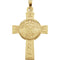 U.S. Navy Halo Cross 14k Yellow Gold Pendant