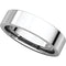 14k White Gold Slim-Profile Flat 5mm Band, Size 10.5