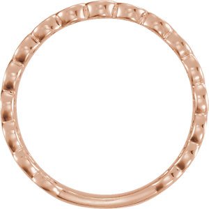 Infinity-Inspired Ring, 14k Rose Gold