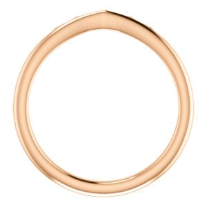 Petite Marquise-Shaped Crown Ring, 14k Rose Gold