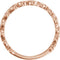 Infinity-Inspired Stackable Ring, 14k Rose Gold