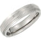 5mm Titanium Satin and Polished Embossed Band, Sizes 6 to 11