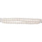 White Freshwater Cultured Pearl Triple Strand Sterling Silver Bracelet, 7.25" (8.0-9.0 MM)