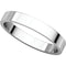 14k White Gold Slim-Profile Flat 3mm Band