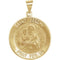 14k Yellow Gold Round Hollow Joseph Medal (22 MM)