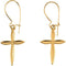 Girl's Nativity Star Earrings, 14k Yellow Gold (18x13MM)