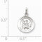 Sterling Silver Saint Christopher Medal (18X11MM)