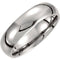 Titanium 10mm Domed Polished Comfort-Fit Band