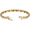 Cubic Zirconia Line Bracelet in 14K Yellow Gold, 7"