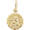 14k Yellow Gold Angel Pendant (8 MM)