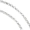 1.5 mm 14k White Gold Hollow Belcher Rolo Chain, 16"