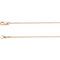 16-Stone Diamond Bar 14k Rose Gold Pendant Necklace, 18" (.16 Cttw, H+ Color, I2 Clarity)