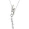 Filigree Cross 'Joined Together in Christ' Circle Rhodium-Plate Sterling Silver Necklace, 18"