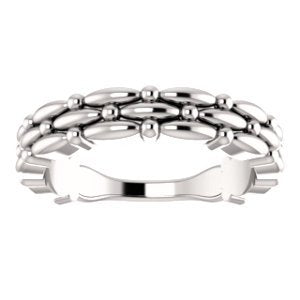 Multi-Row Stackable Ring, Sterling Silver