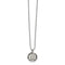 Stainless Steel Brushed And Enameled St. Christopher Medal Necklace, 22" (19.87X19.97 MM)