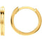 Grooved Hoop Earrings, 14k Yellow Gold