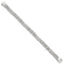 Men's Rhodium-Plated 14k White Gold Link Bracelet, 8.25"