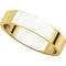 10k Yellow Gold 4mm Slim-Profile Flat Band, Size 4.5