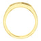 Men's Diamond Beaded Ring, 14k Yellow Gold (.33 Ctw, Color G-H, SI2-SI3) Size 11.25