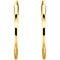 Petite Endless Hoop Earrings, 14k Yellow Gold (15mm)