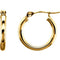 Tube Hoop Earrings, 14k Yellow Gold (15mm)