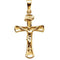 Crucifix Cross 14k Yellow Gold Pendant