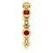 Ruby and Diamond Vintage-Style Ring, 14k Yellow Gold, Size 7