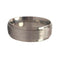 Mirror and Frosted 6mm Comfort-Fit Titanium Wedding Band