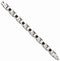 Men's Black IP Stainless Steel, Link Bracelet, 8.5 Inches