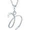 5-Stone Diamond Letter 'N' Initial 14k White Gold Pendant Necklace, 18" (.03 Cttw, GH, I1)