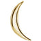 14k Yellow Gold Crescent Pendant