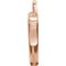 Freeform Bar Pendant, 14k Rose Gold