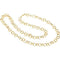 11mm 14k Yellow Gold Fancy Link Chain, 38"