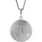 Diamond Letter 'J' Initial Sterling Silver Pendant Necklace, 18" (.005 Ct, GH Color, I2 Clarity)