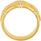 Men's Diamond 14k Yellow Gold Fancy Band (.50 Cttw, GH Color, I1 Clarity)