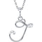 5-Stone Diamond Letter 'J' Initial 14k White Gold Pendant Necklace, 18" (.03 Cttw, GH, I1)