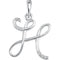 5-Stone Diamond Letter 'H' Initial Sterling Silver Pendant Necklace, 18" (.03 Cttw, GH, I2)