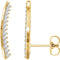 Diamond Ear Climbers, 14k Yellow Gold (0.33 Ctw, H+ Color, I1 Clarity)