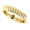 14k Yellow Gold 3.75mm Comfort-Fit Rope Pattern Band