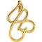 Freeform Pendant, 14k Yellow Gold